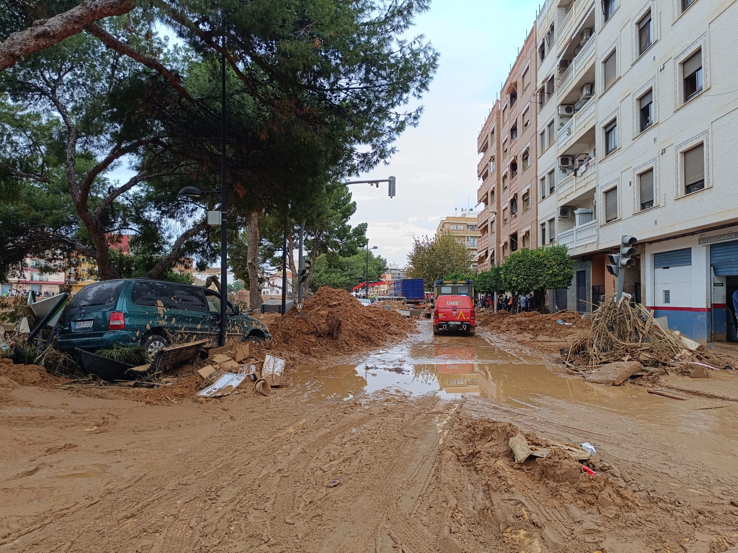 Situación de la Carretera Benetússer (Domingo 03/11/2024)